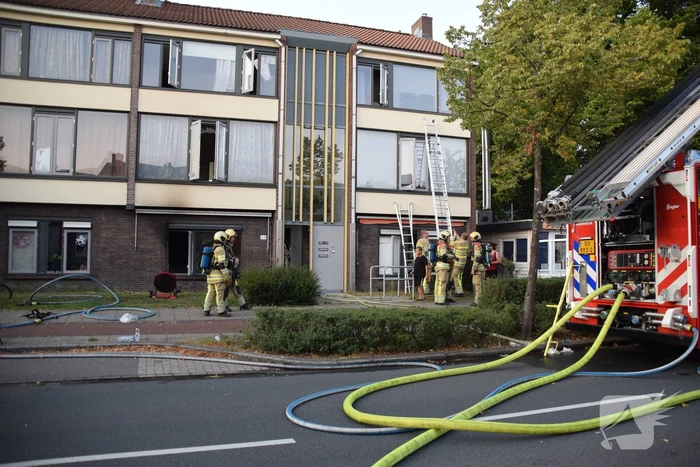 Brand in woning