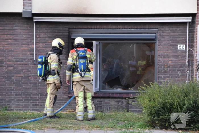 Brand in woning