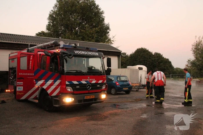 Brandweer redt opnieuw paard uit sloot