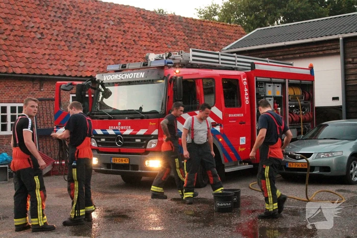 Brandweer redt opnieuw paard uit sloot