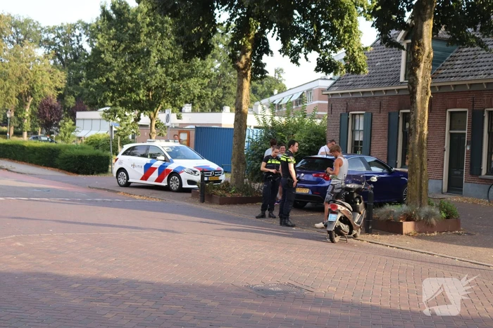 Scooterrijder gewond bij verkeersongeval