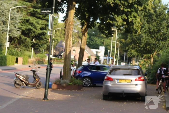 Scooterrijder gewond bij verkeersongeval