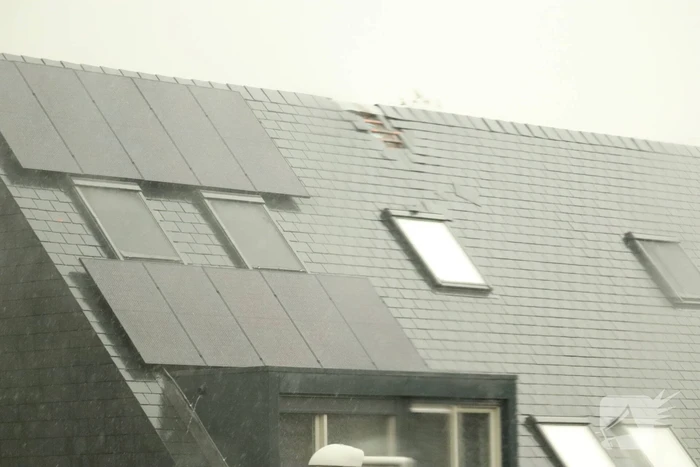 Woning getroffen door blikseminslag