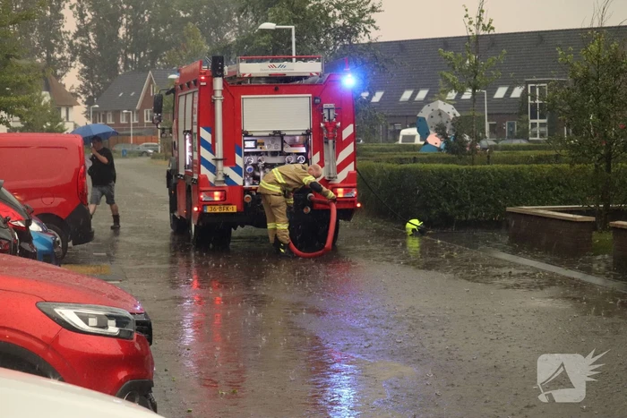 Woning getroffen door blikseminslag