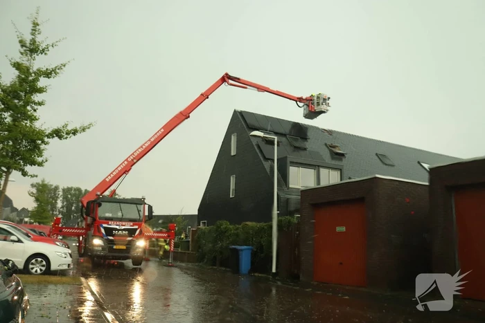 Woning getroffen door blikseminslag