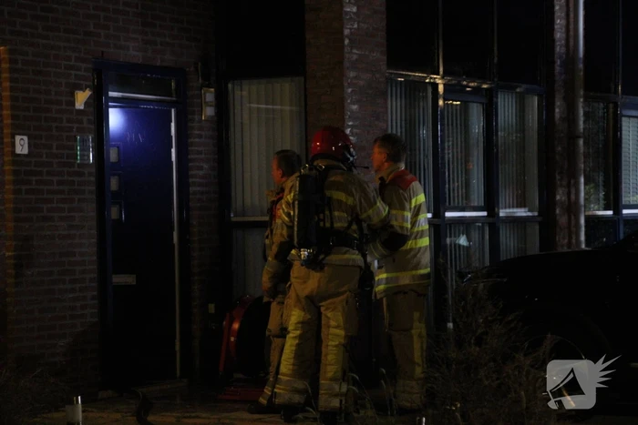 Veel rook bij brand in woning