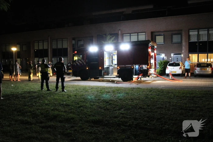 Veel rook bij brand in woning