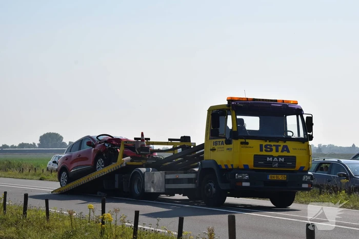 Drie auto's betrokken bij kop-staart verkeersongeval