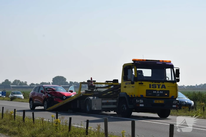 Drie auto's betrokken bij kop-staart verkeersongeval