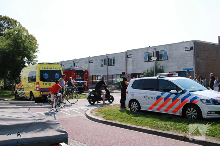 Brand in keuken van woning