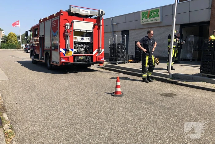 Onderzoek naar gaslucht in Poiesz-supermarkt