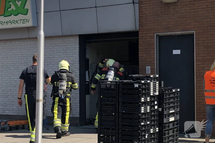 Onderzoek naar gaslucht in Poiesz-supermarkt