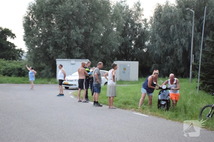 Scooterrijder gewond na valpartij