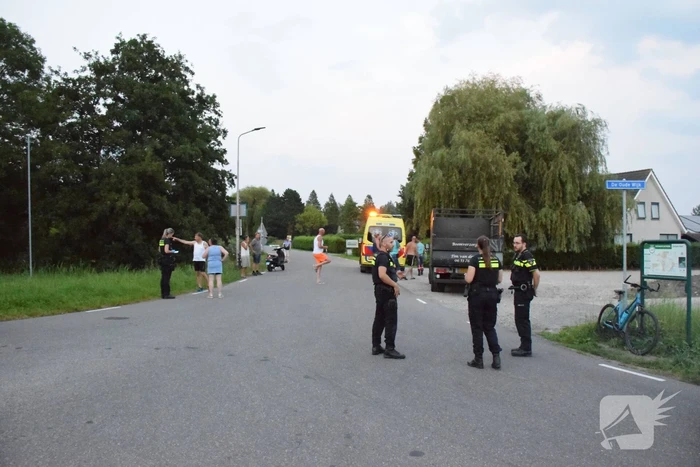 Scooterrijder gewond na valpartij