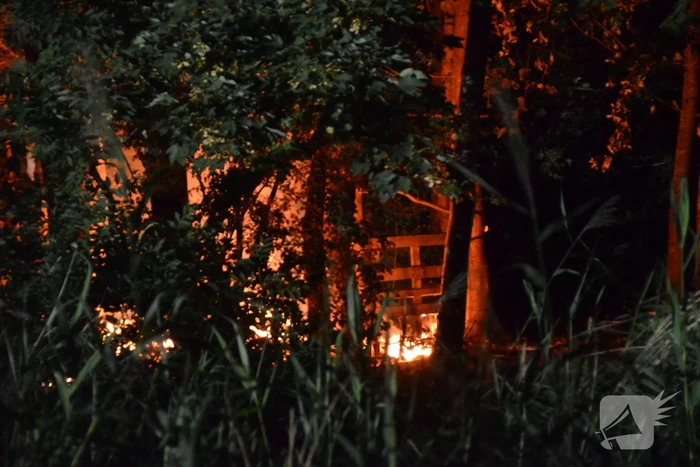 Speelhut in brand