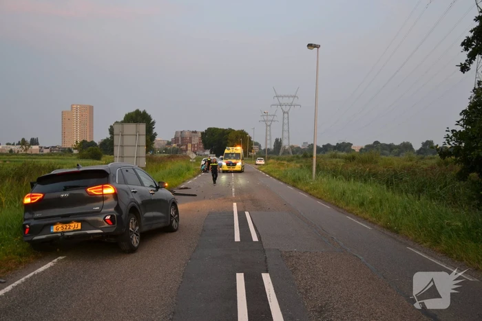 Hond komt met de schrik vrij bij verkeersongeval