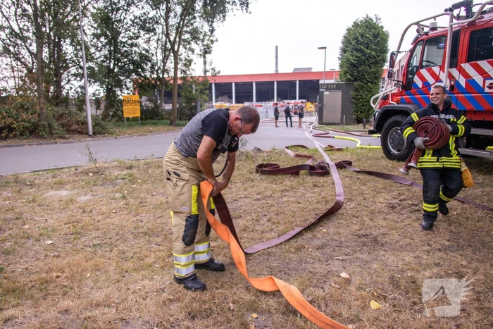 Grote brand bij Hartog Containers