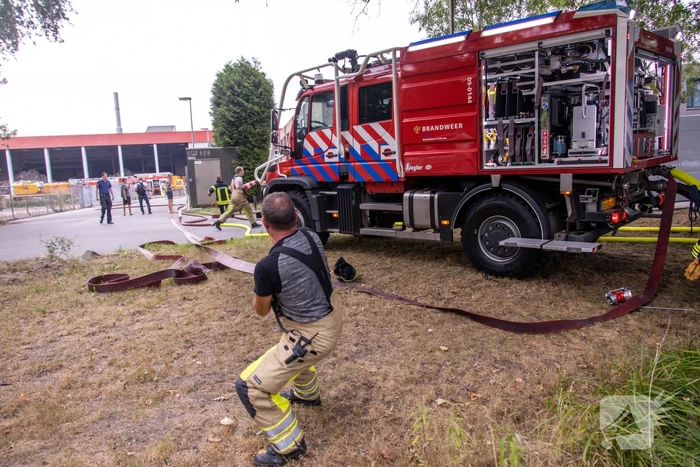 Grote brand bij Hartog Containers