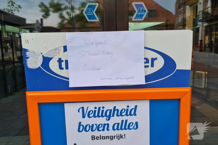 Restaurants en supermarkt dicht door stroomstoring