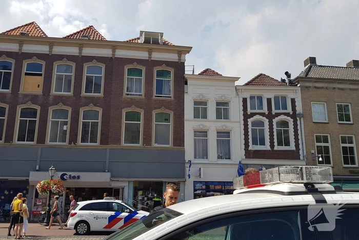 Brand in woning boven winkel