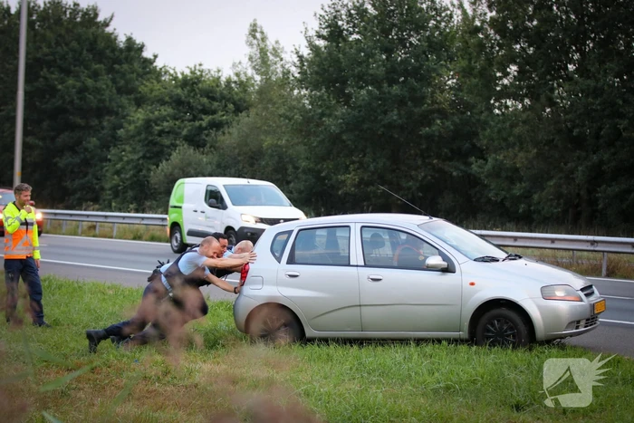 Incident op snelweg voor knooppunt Hoevelaken