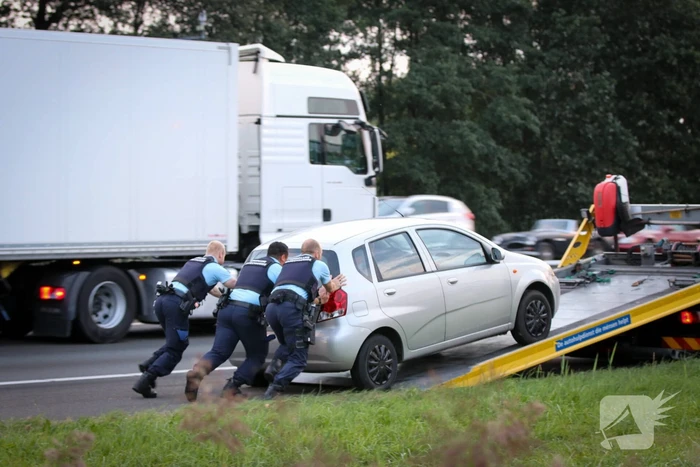 Incident op snelweg voor knooppunt Hoevelaken