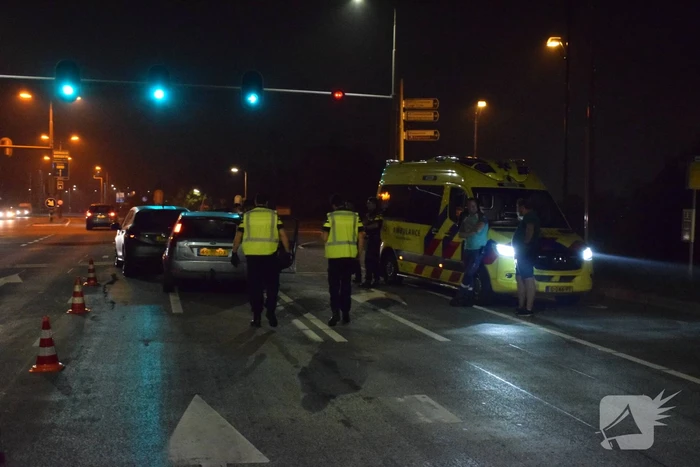 Flinke schade na kop-staart aanrijding
