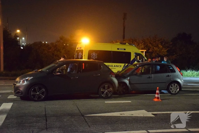 Flinke schade na kop-staart aanrijding