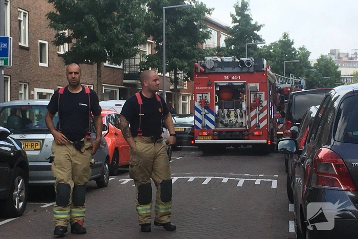 Brand in woning in Charlois