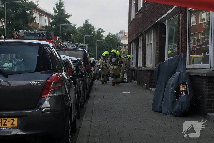 Brand in woning in Charlois
