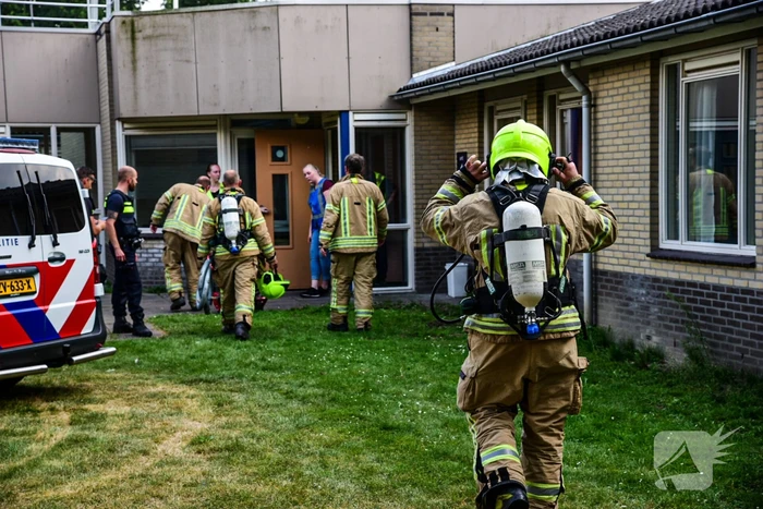 Brandende matras snel geblust bij stichting Antes