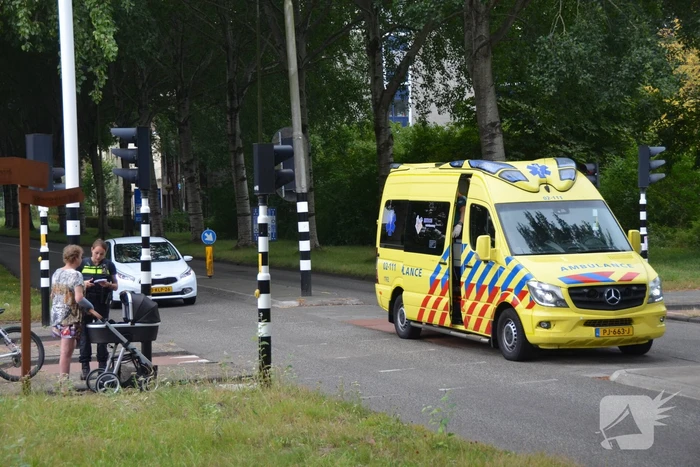 Mountainbiker gewond na aanrijding met auto