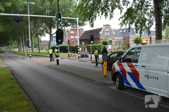 Mountainbiker gewond na aanrijding met auto