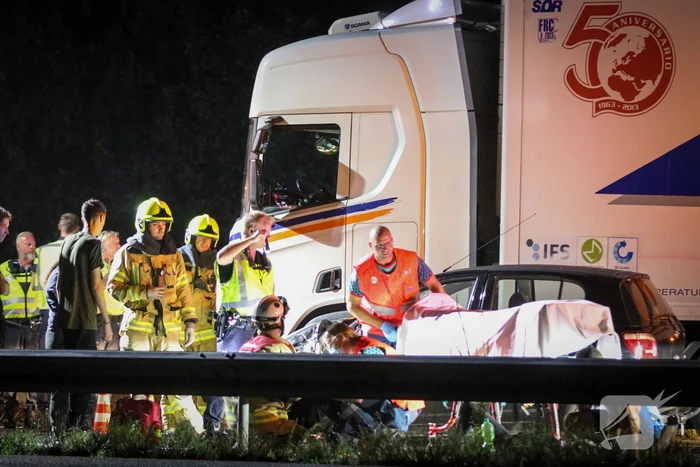 Snelweg afgesloten na ongeval