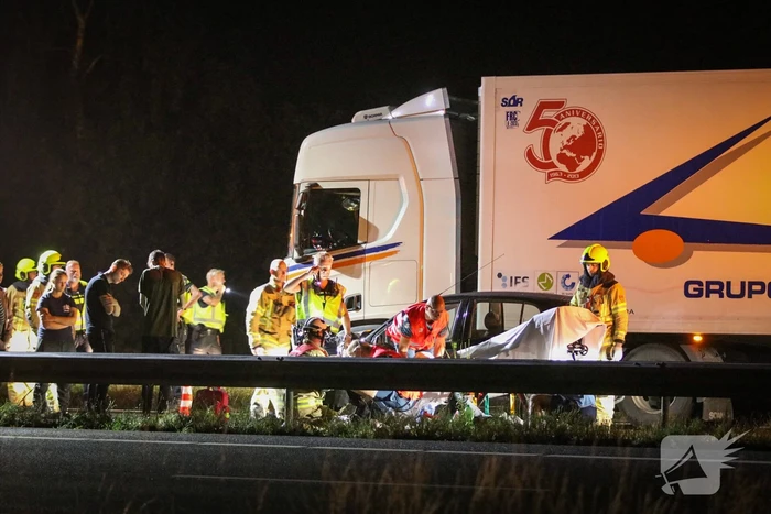 Snelweg afgesloten na ongeval