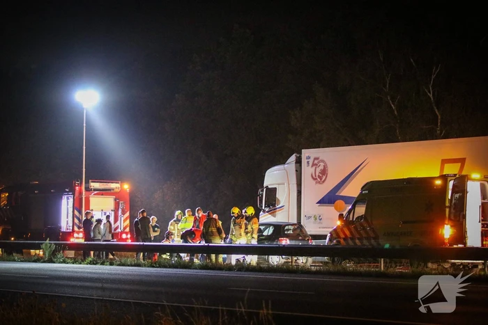 Snelweg afgesloten na ongeval