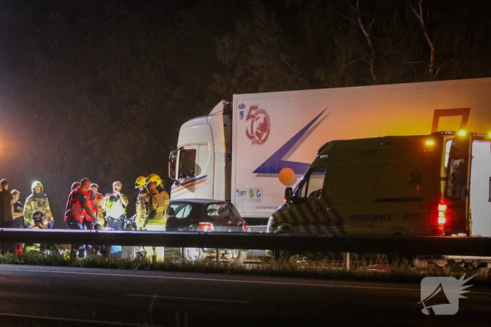 Snelweg afgesloten na ongeval