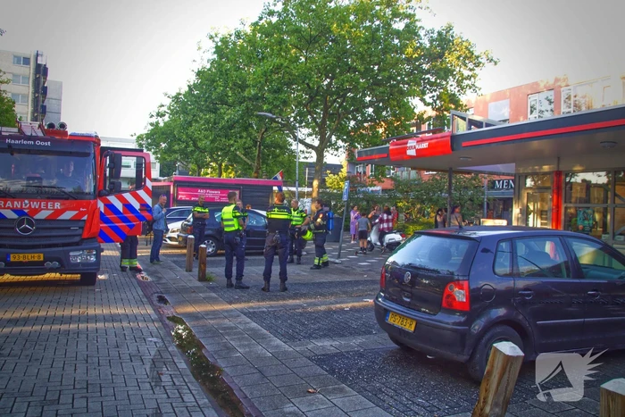 Brand in Deka supermarkt