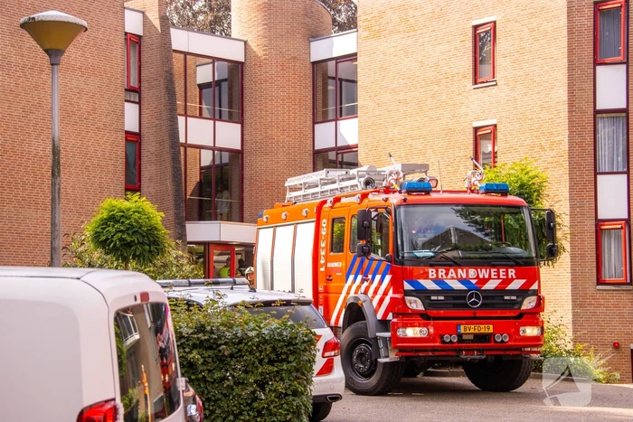 Appartementencomplex ontruimd door gaslucht