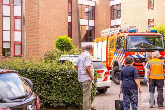 Appartementencomplex ontruimd door gaslucht