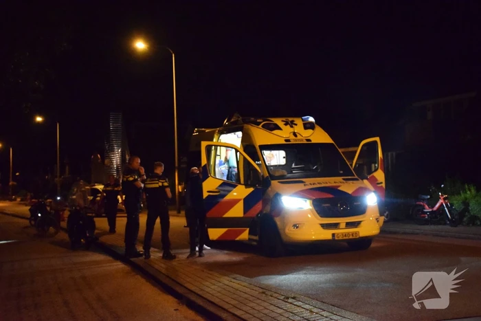 Brommerrijder gewond na eenzijdig ongeval