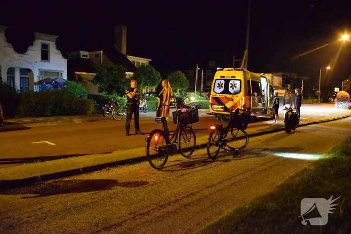 Brommerrijder gewond na eenzijdig ongeval