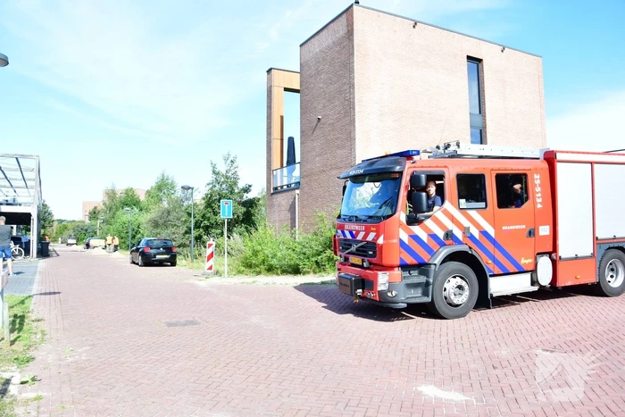 Gasleiding geraakt bij wegwerkzaamheden