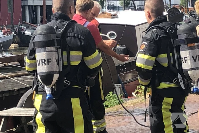 Één gewonde bij brand op schip