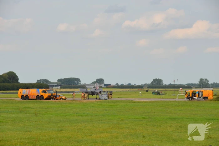 F35-straaljager maakt noodlanding