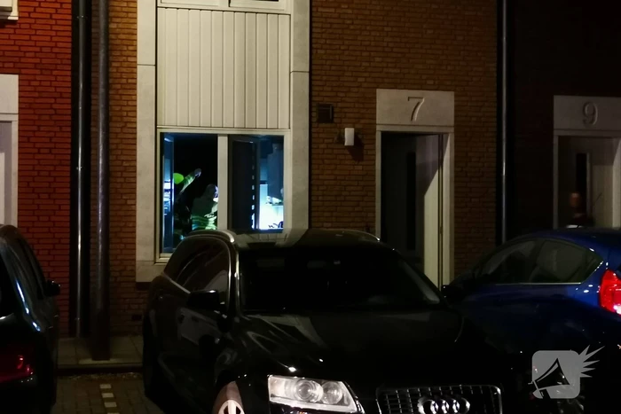 Brand in keuken van woning