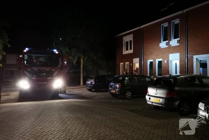 Brand in keuken van woning