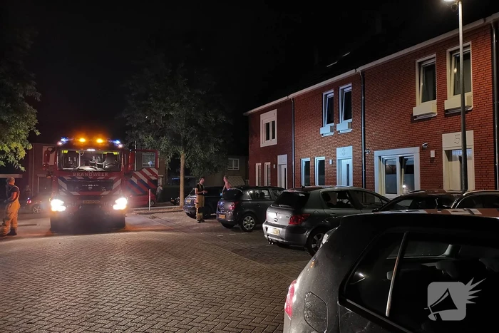 Brand in keuken van woning