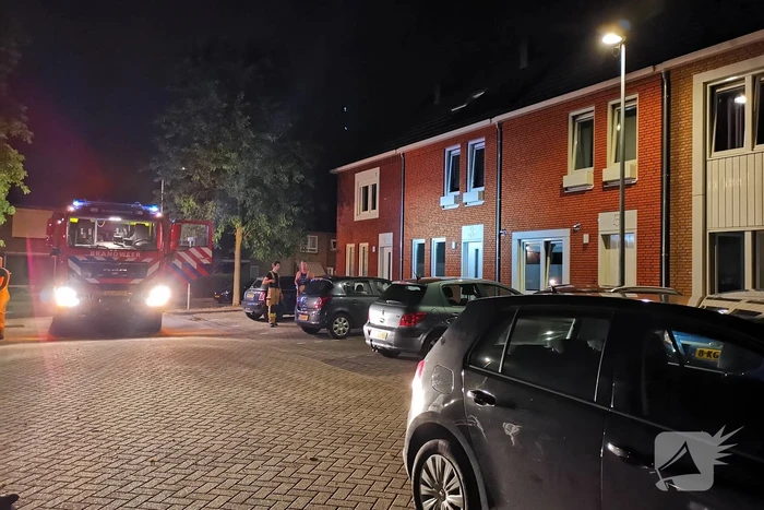 Brand in keuken van woning