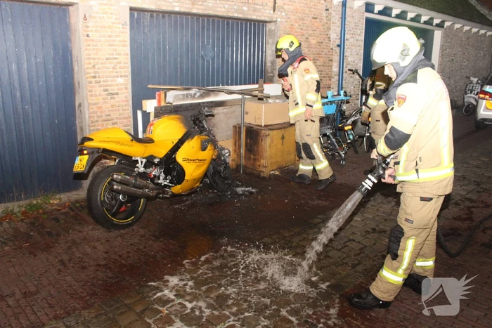 Flinke schade aan motor door brand